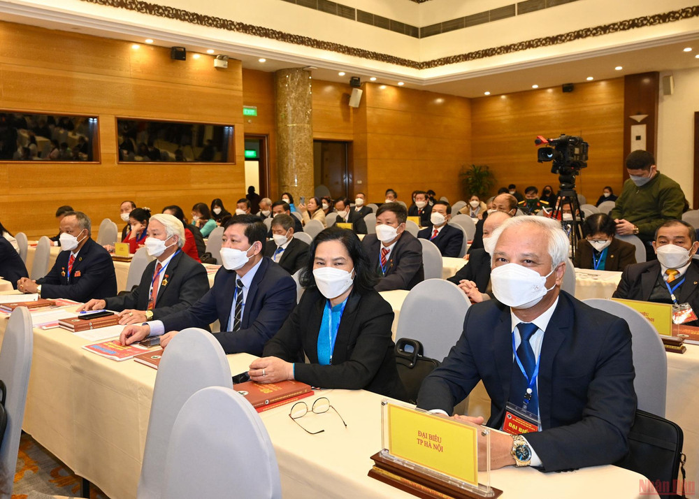 Đại biểu người cao tuổi các tỉnh, thành phố dự Đại hội. Khai mạc Đại hội VI Người cao tuổi Việt Nam -0