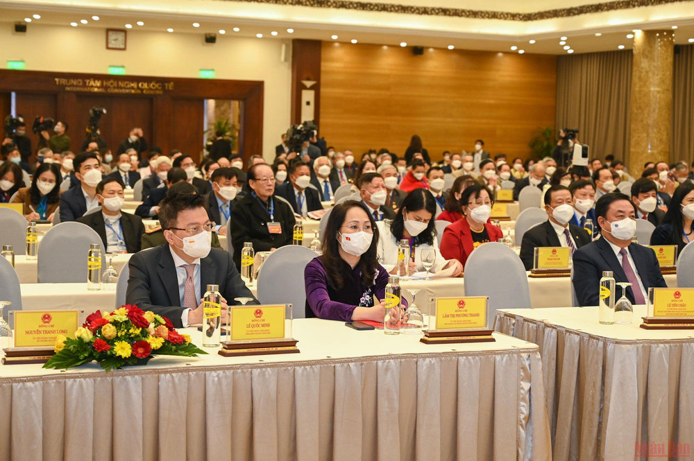 Các đại biểu dự phiên khai mạc Đại hội. Khai mạc Đại hội VI Người cao tuổi Việt Nam -0