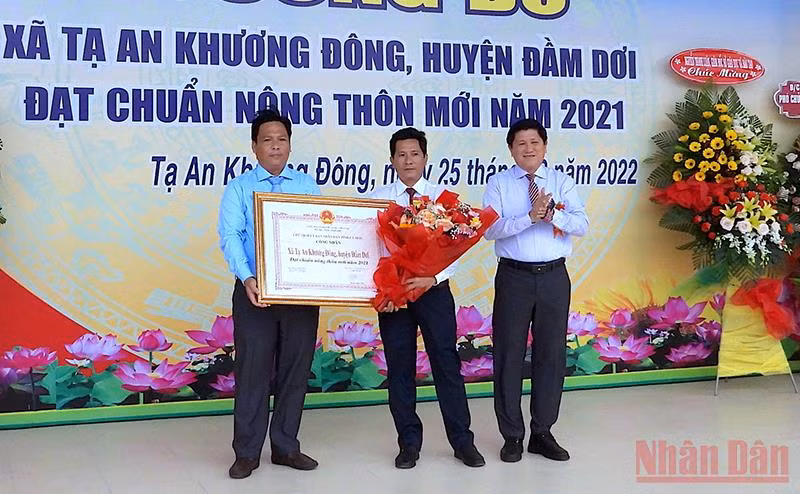 Cà Mau thêm nhiều xã “về đích” nông thôn mới -0