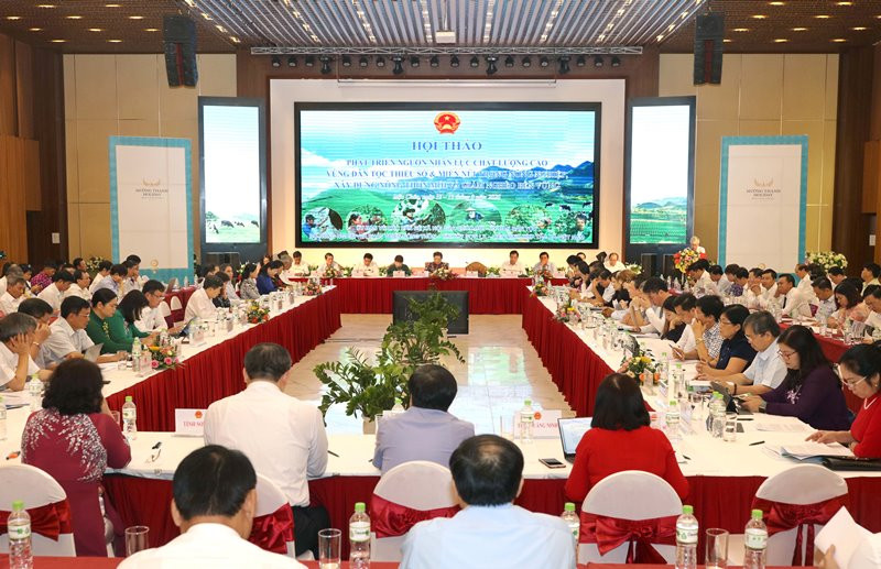 Toàn cảnh hội thảo. Phát triển nguồn nhân lực chất lượng cao vùng dân tộc thiểu số và miền núi -0
