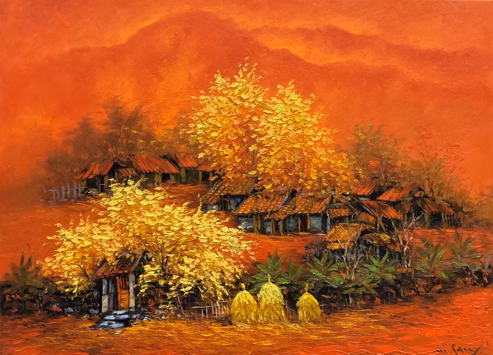 Vẻ đẹp “Cuộc sống quanh ta” qua hội hoạ -0