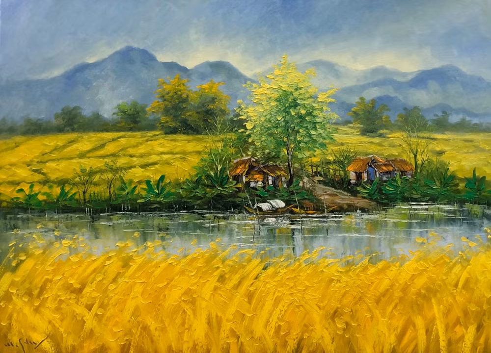 Vẻ đẹp “Cuộc sống quanh ta” qua hội hoạ -0