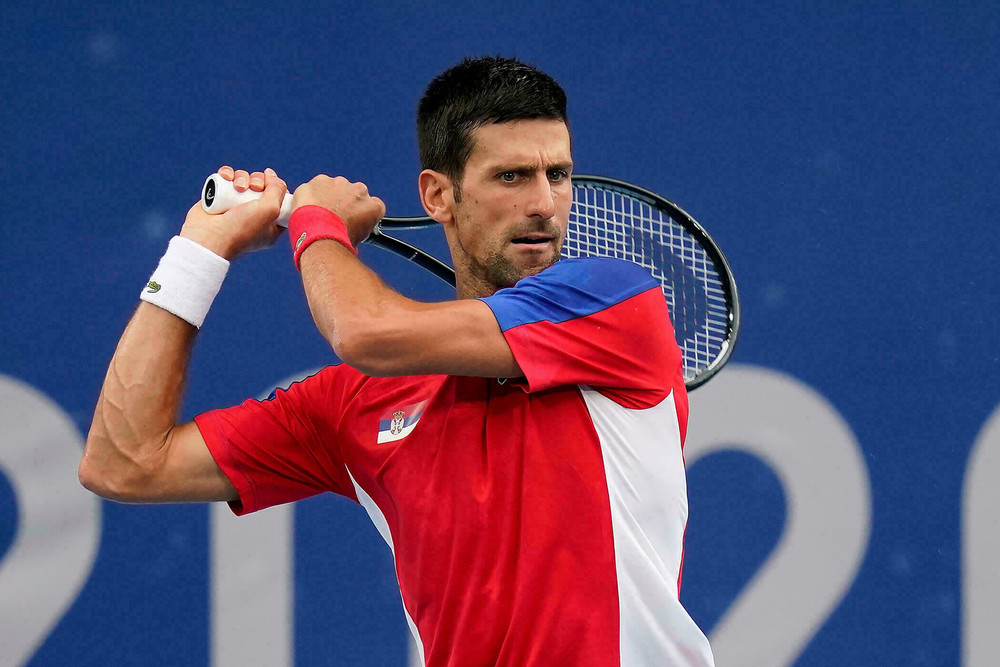 Nole tiếp tục là số 1 thế giới dù không đạt được Huy chương tại Olympic Tokyo. (Ảnh: Getty)