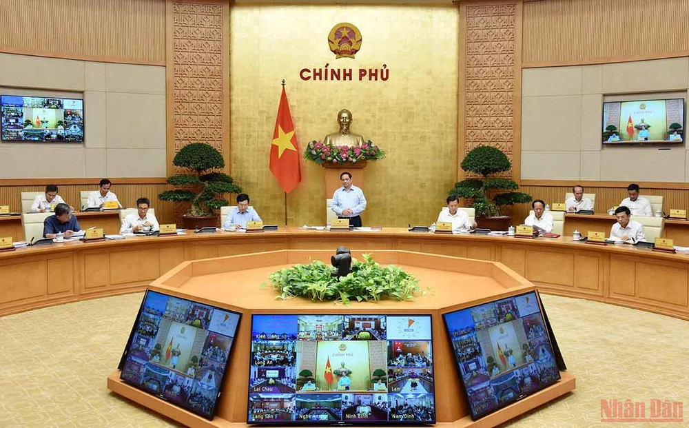 Thủ tướng Phạm Minh Chính chủ trì hội nghị. Nỗ lực thúc đẩy phục hồi và phát triển kinh tế-xã hội nhanh và bền vững -0