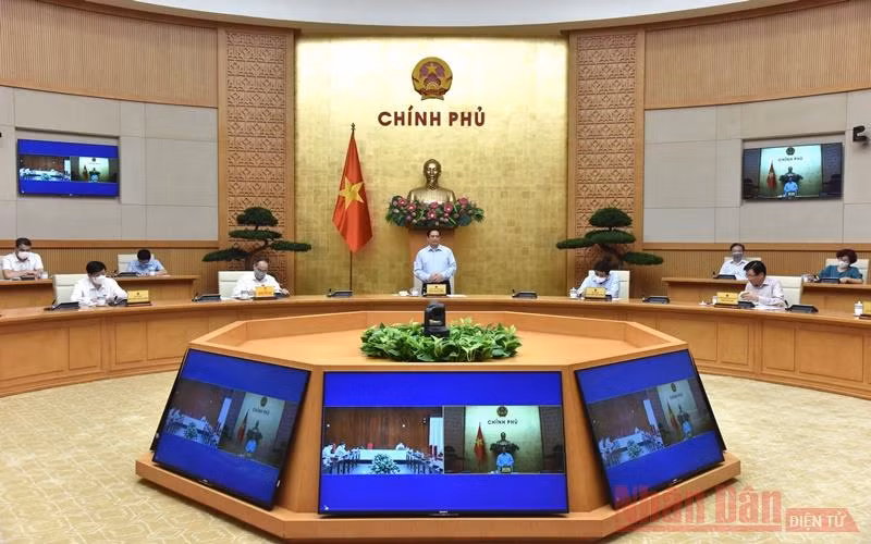 Toàn cảnh buổi làm việc. (Ảnh: TRẦN HẢI)