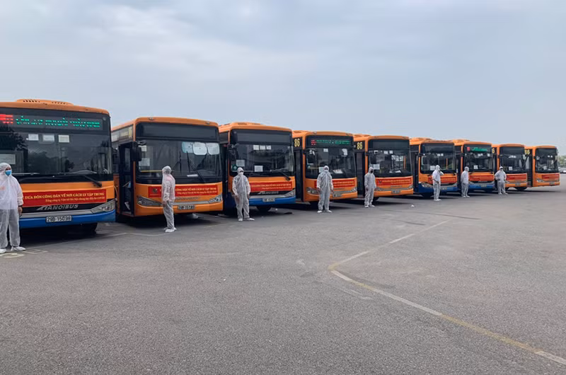 Các phương tiện của Transerco đã sẵn sàng làm nhiệm vụ.