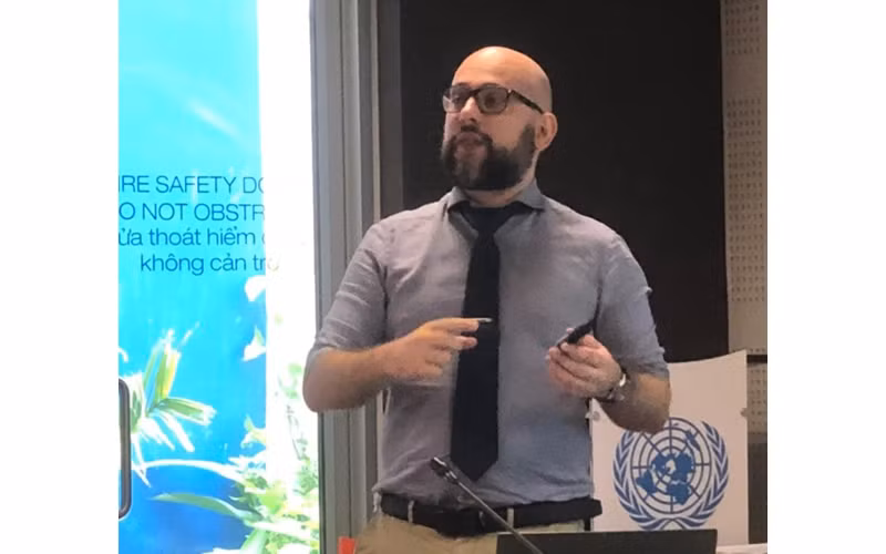 Chuyên gia André Gama, phụ trách chương trình về An sinh xã hội, Tổ chức Lao động Quốc tế (ILO) tại Việt Nam.