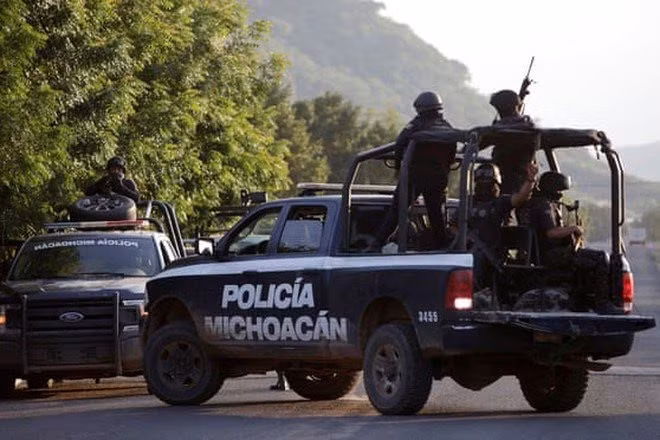 Lực lượng an ninh ở bang Michoacan, Mexico. (Nguồn: Reuters/Vietnam+)