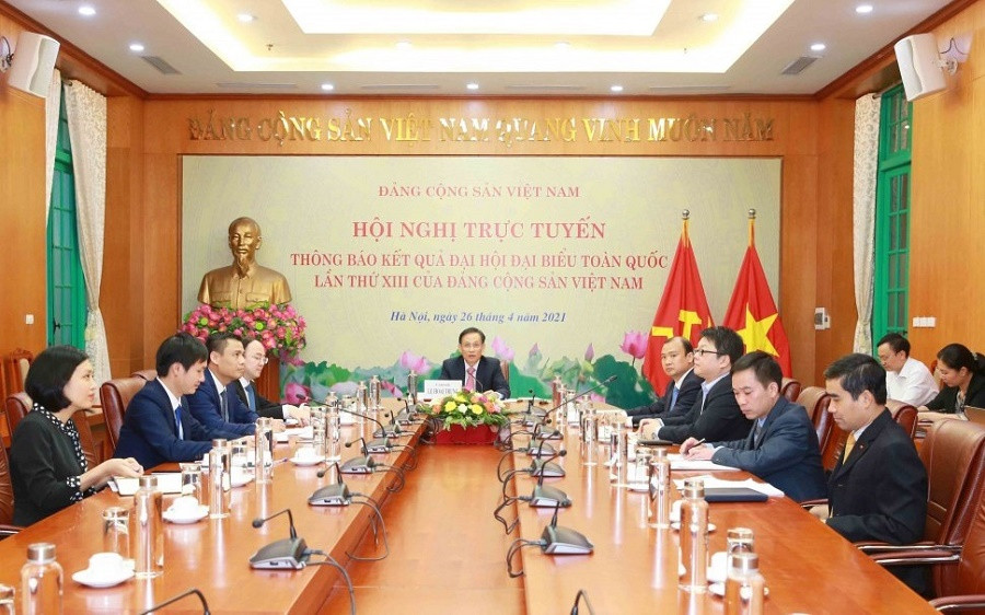 Đảng Cộng sản Việt Nam thông báo kết quả Đại hội XIII tới Đảng Cộng sản Nhật Bản. (Ảnh: TTXVN) Phát huy vai trò tiên phong của đối ngoại trong thời kỳ mới -0