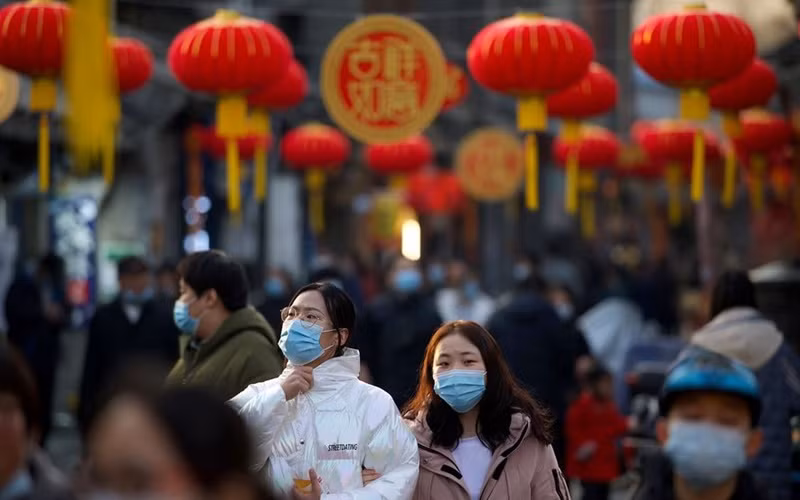 Đường phố Bắc Kinh, Trung Quốc, ngày 10-2. (Ảnh: Bloomberg)