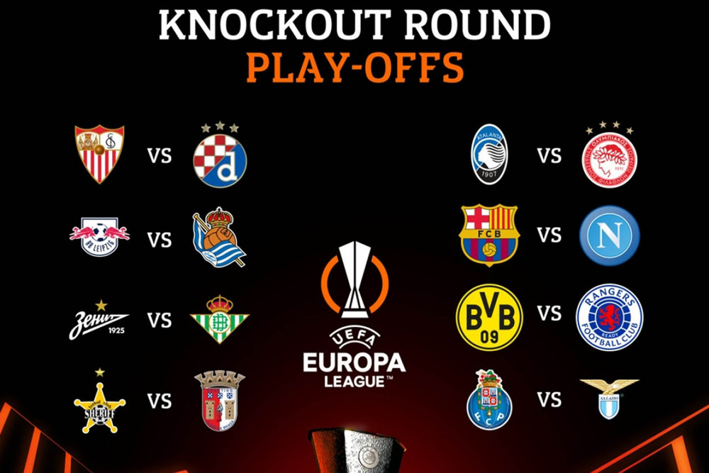 Kết quả bốc thăm play-off Europa League. (Ảnh: UEFA)