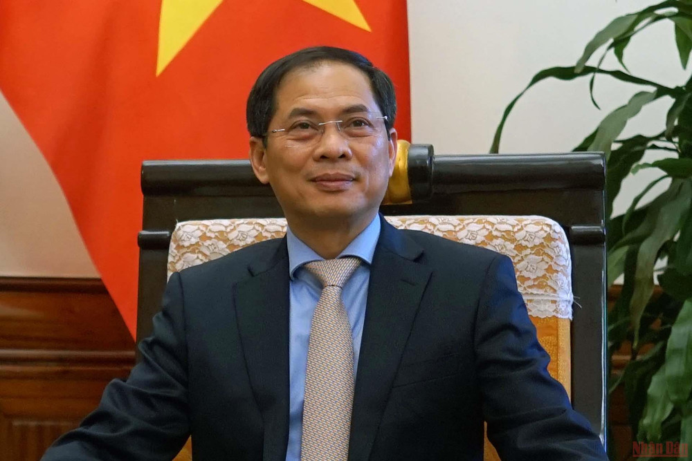 Bộ trưởng Ngoại giao Bùi Thanh Sơn. (Ảnh: Đinh Trường). Tiếp tục vai trò xung kích trên mặt trận đối ngoại -0