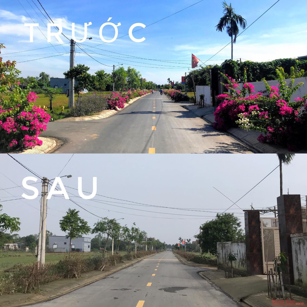 Các hạng mục, tiêu chí nông thôn mới cần được tu sửa để mang lại cảnh quan làng quê tươi đẹp. Hà Tĩnh chủ động khắc phục thiệt hại bão lũ -0