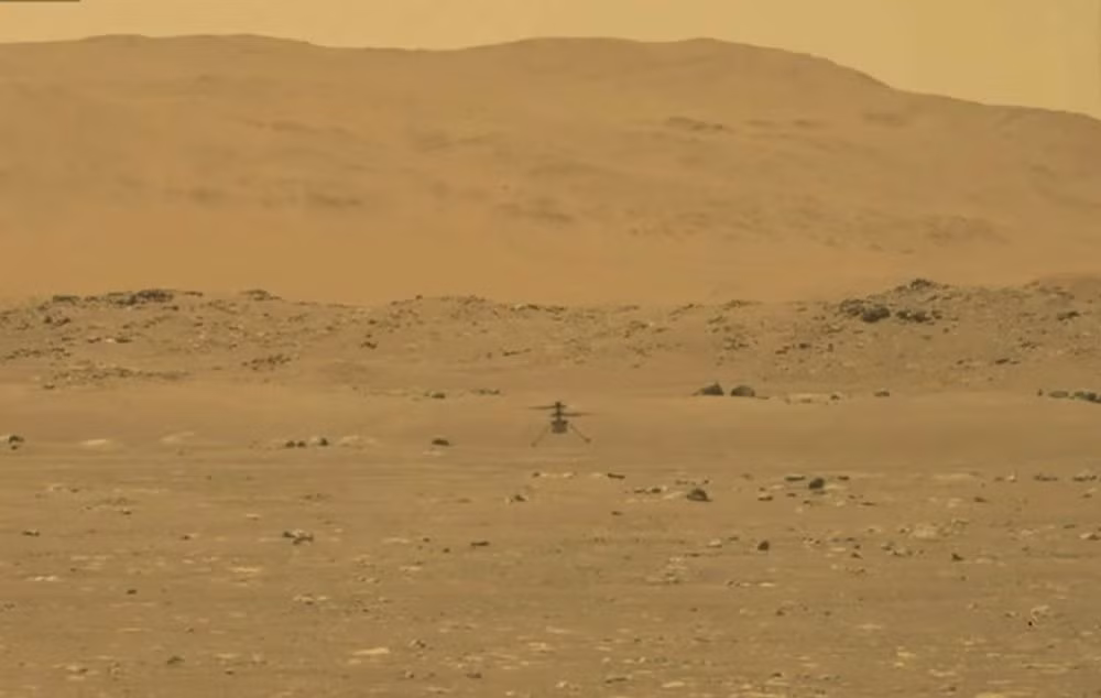 NASA tạo nên lịch sử với chuyến trực thăng đầu tiên cất cánh trên sao Hỏa -0