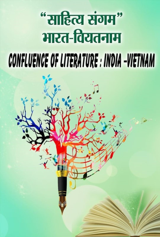 Bìa sách “Hợp tuyển văn học Việt Nam-Ấn Độ” vừa ra mắt tháng 12/2021. (Ảnh: NVCC) Mở những cánh cửa, đưa văn học Việt ra thế giới -0