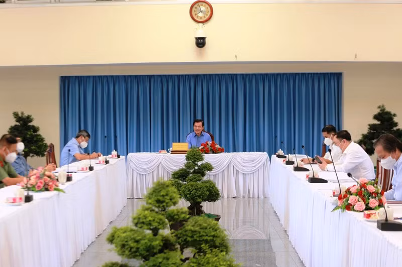 Cuộc họp Ban Chỉ đạo phòng, chống dịch Covid-19 tỉnh Đồng Nai.