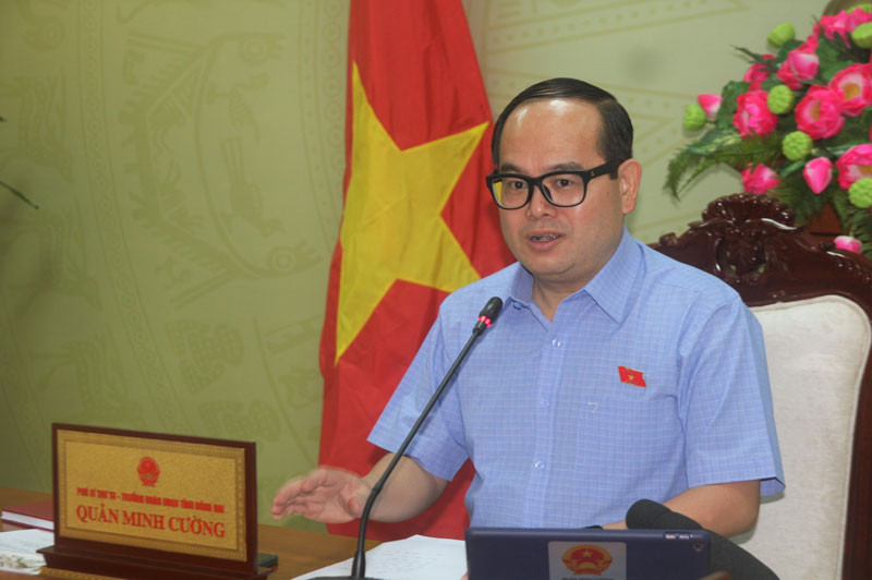 Trưởng Đoàn đại biểu Quốc hội tỉnh Đồng Nai Quản Minh Cường đóng góp ý kiến vào dự án Luật Cảnh sát cơ động. Góp phần xây dựng Cảnh sát cơ động chính quy, hiện đại -0