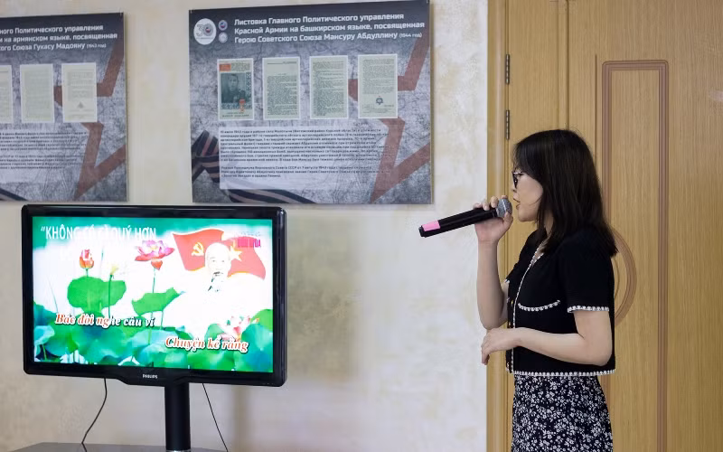 Sinh viên thi hiểu biết tiếng Việt tại Nga -0