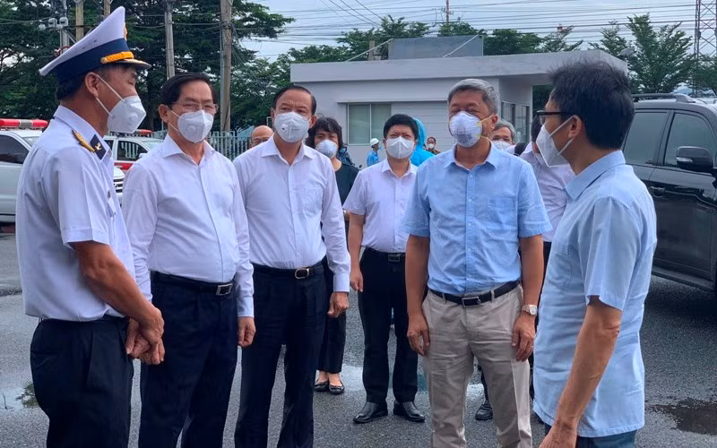 Phó Thủ tướng Vũ Đức Đam kiểm tra công tác phòng, chống dịch tại Bà Rịa- Vũng Tàu