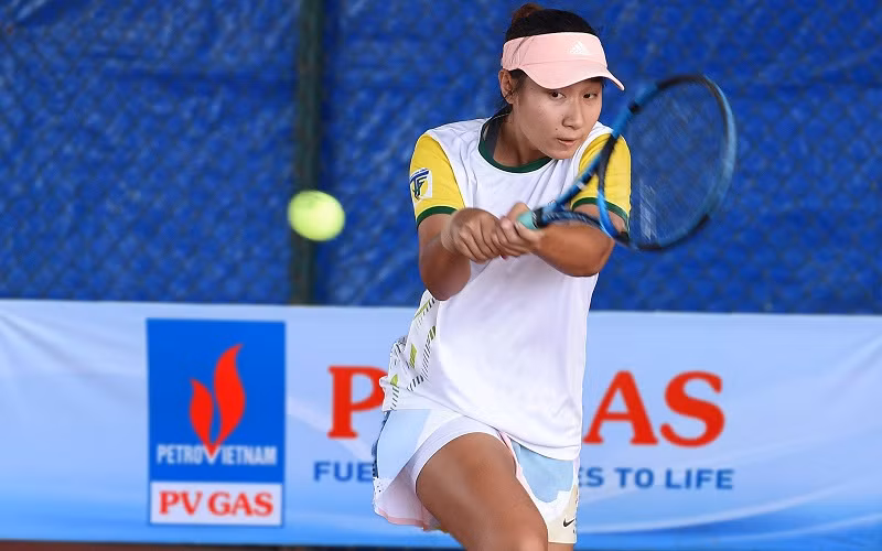 Trần Thụy Thanh Trúc đã có một ngày thi đấu vất vả hơn dự kiến. (Ảnh: VTF)