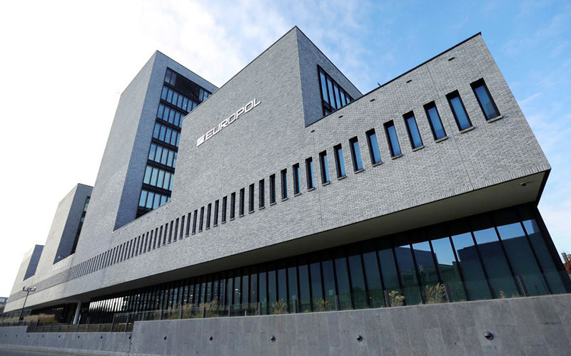 Trụ sở của Cơ quan Cảnh sát châu Âu (Europol) tại Hà Lan. (Ảnh REUTERS)