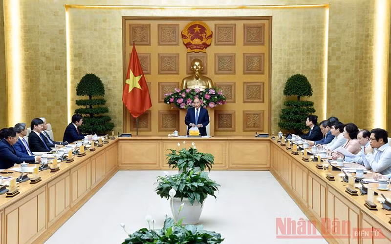 Thủ tướng Nguyễn Xuân Phúc gặp mặt các doanh nghiệp tiêu biểu -0