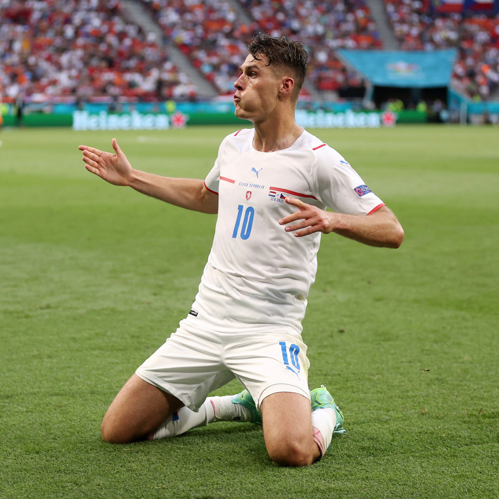Với bốn bàn thắng, Patrik Schick chỉ còn kém Rolnado một bàn tại kỳ EURO 2020. (Ảnh: UEFA) Thua cay đắng, Hà Lan chấp nhập chia tay EURO 2020 -0