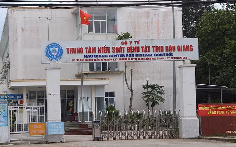 Trụ sở CDC Hậu Giang.
