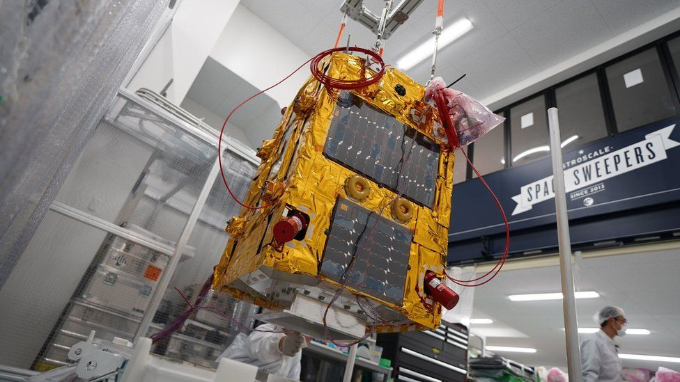 Tàu vũ trụ Servicer chỉ nặng dưới 200 kg. Ảnh: Astroscale. Sắp phóng tàu dọn rác không gian bằng nam châm -0