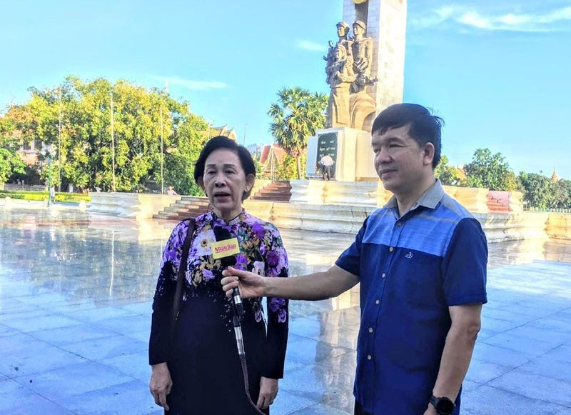 Bà Phạm Thị Thanh Thủy: Cộng đồng người Việt Nam tại Campuchia luôn hướng về quê hương, đất nước. Cộng đồng Việt Nam tại Campuchia kỷ niệm 75 năm Quốc khánh -0
