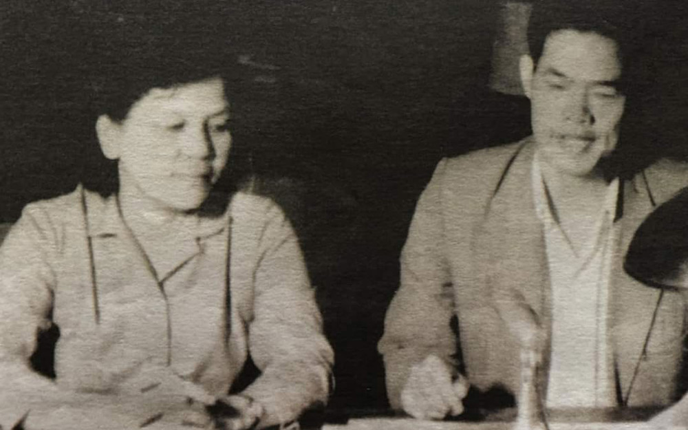 NSND Tuyết Mai (ngoài cùng bên trái). (Ảnh tư liệu)