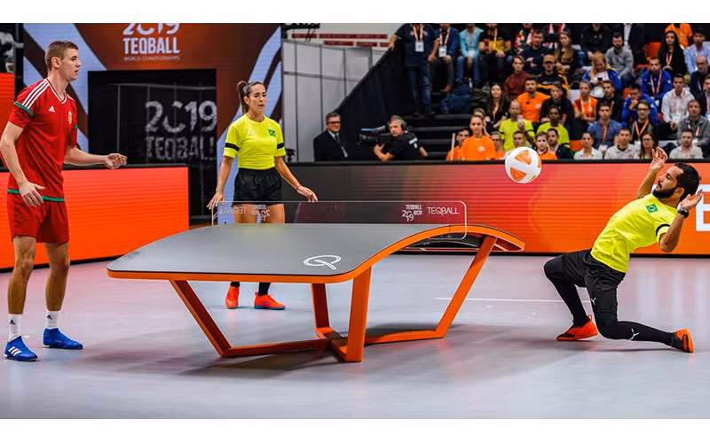 Teqball là một trong những môn thể thao mới phát triển nhanh nhất trên thế giới. Ảnh: Teqball.com