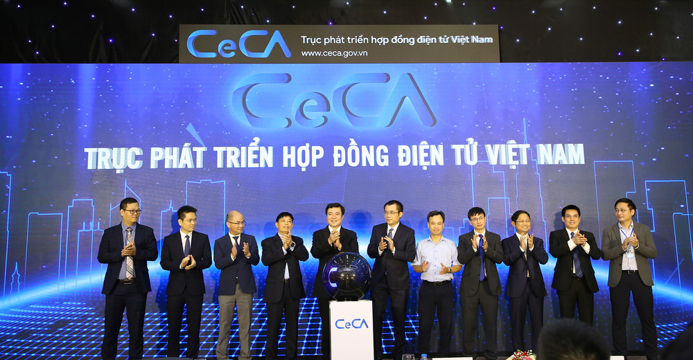 Chính thức ra mắt Trục phát triển hợp đồng điện tử Việt Nam (CeCA). Đẩy mạnh phát triển hợp đồng điện tử -0