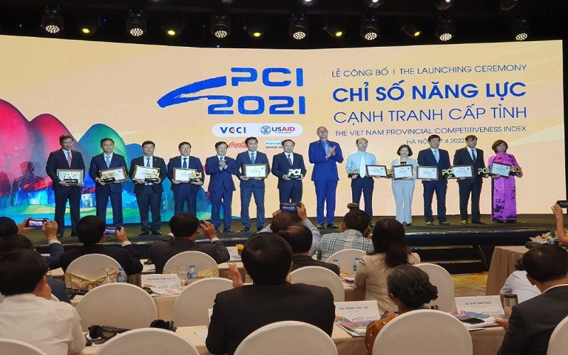 Lễ công bố chỉ số năng lực cạnh tranhh cấp tỉnh.