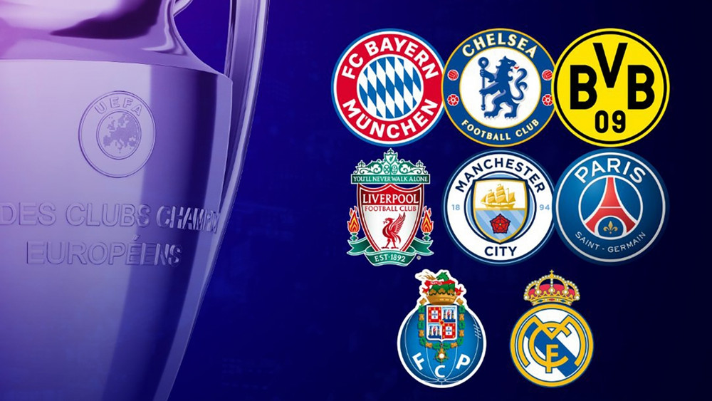 Tám đội bóng vào tứ kết Champions League 2020/21. Vòng tứ kết Champions League: Ngoại hạng Anh vượt trội, siêu tân tinh thăng hoa -0