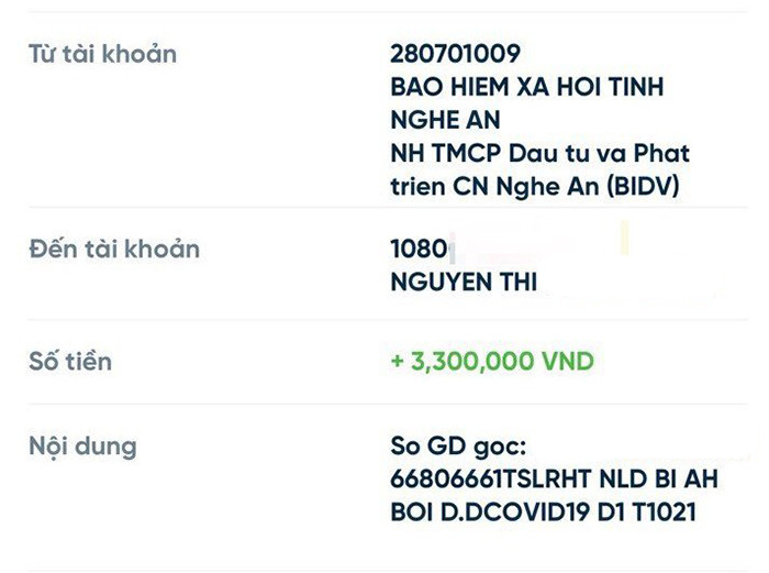 Lao động ở Nghệ An nhận tiền hỗ trợ từ Quỹ Bảo hiểm thất nghiệp (Ảnh: VSS). Người lao động “đón nhận” hỗ trợ từ Quỹ Bảo hiểm thất nghiệp -0
