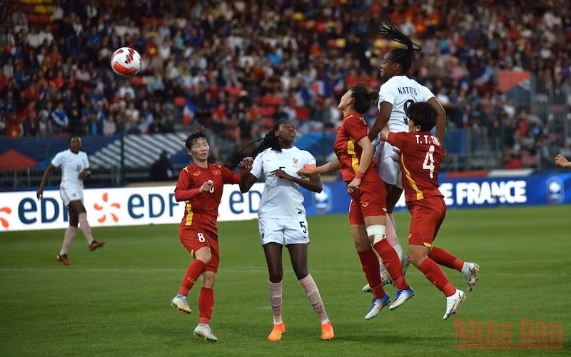 Đội tuyển nữ Việt Nam thua trước đội tuyển thứ 3 thế giới