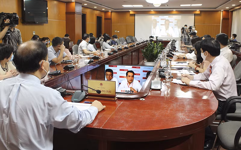 Một chương trình XTTM trực tuyến do Bộ Công thương tổ chức.