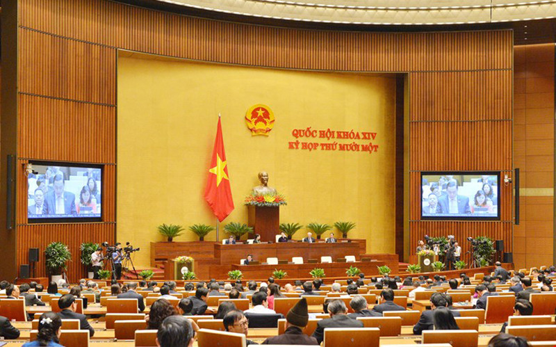 Quang cảnh phiên thảo luận. Ảnh: quochoi.vn Chủ tịch nước thể hiện xuất sắc vai trò nguyên thủ quốc gia trong nhiệm kỳ 2016-2021 -0