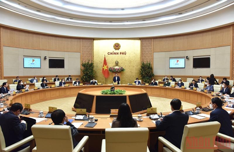 Toàn cảnh phiên họp. Bảo đảm cho nhân dân ăn Tết an toàn, lành mạnh, vui tươi, tiết kiệm -0