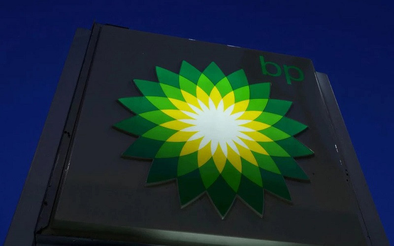 Logo của tập đoàn dầu mỏ BP Plc. (Ảnh: Reuters)