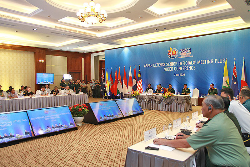 Các đại biểu thảo luận tại Hội nghị. Tăng cường hợp tác trong ASEAN và các nước đối tác của ADMM+ -0