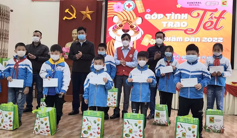 Chương trình "Góp tình trao Tết" tại Big C Việt Trì. (Ảnh: Tập đoàn Central Retail cung cấp)
