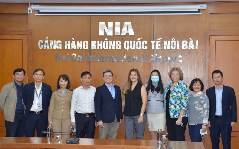 Nội Bài và Tân Sơn Nhất được Mỹ đánh giá bảo đảm tốt an ninh hàng không. (Ảnh: Tổng Công ty Cảng Hàng không Việt Nam cung cấp).