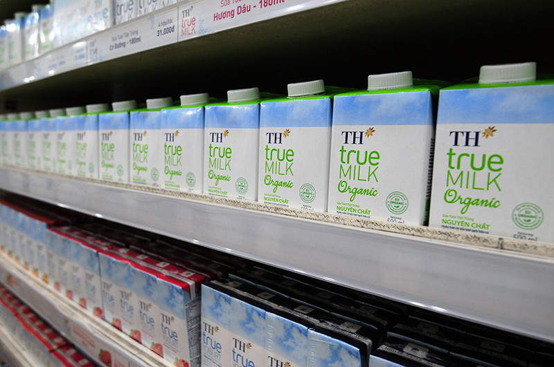Các sản phẩm mang thương hiệu TH true MILK được sản xuất theo quy trình quốc tế. (Ảnh: TH) TH được vinh danh ở hạng mục cao nhất của Giải thưởng chất lượng quốc tế -0