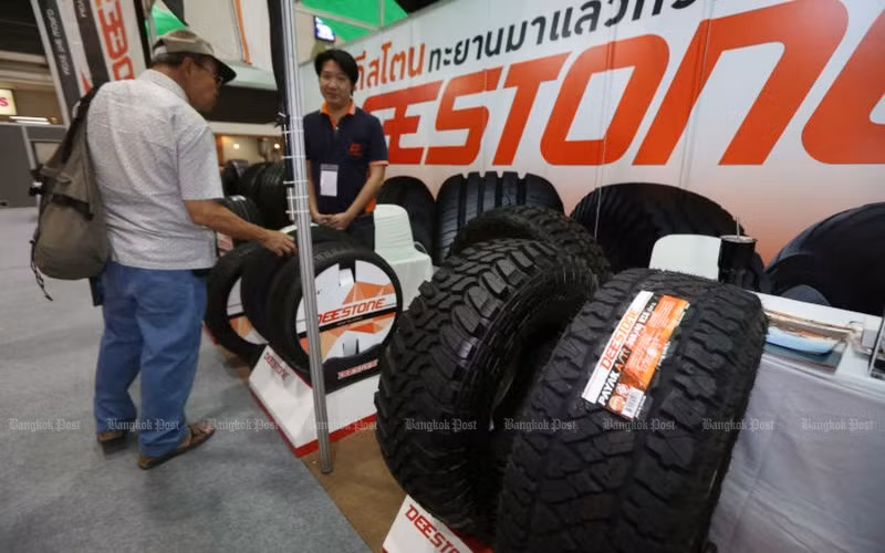 Sản phẩm từ cao su, một trong những mặt hàng xuất khẩu chủ lực của Thái Lan. (Ảnh: Bưu điện Bangkok)