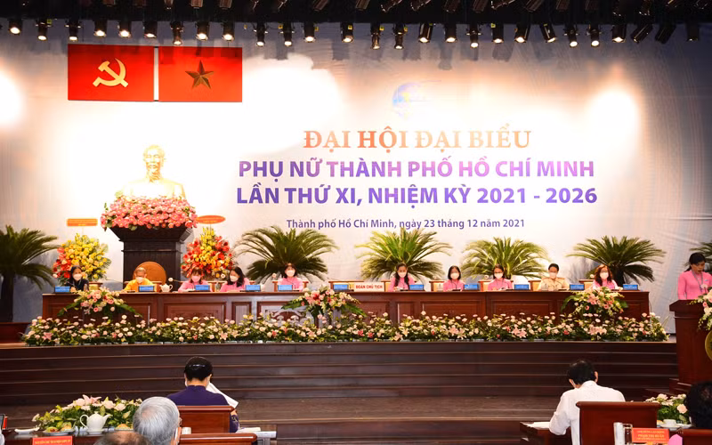 Đại hội Đại biểu Phụ nữ TP Hồ Chí Minh lần thứ XI, nhiệm kỳ 2021-2026.