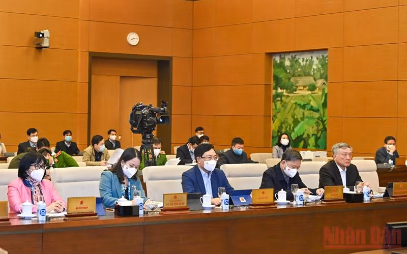Bảo đảm chất lượng cao nhất các dự thảo luật trước khi trình ra Quốc hội -0