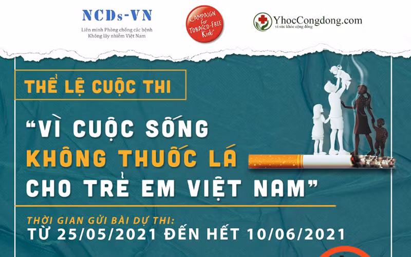 Vì cuộc sống không thuốc lá cho trẻ em Việt Nam