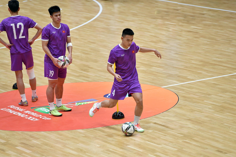 Buổi tập mới nhất của đội tuyển futsal Việt Nam tại Lithuania. (Ảnh: VFF) ĐT futsal Việt Nam cải thiện tâm lý tốt, sẵn sàng bước vào VCK World Cup 2021 -0